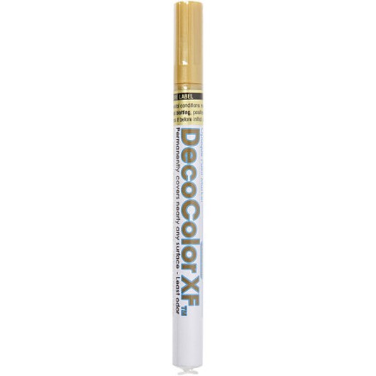 Dekorativ markör, linje 0,8 mm, guld, 1 st.