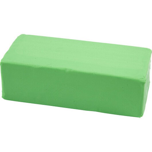 Modellera, stl. 13x6x4 cm, neongrön, 500 g/ 1 förp.