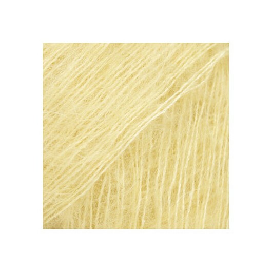 DROPS Kid-Silk Garn Unicolor 73 Dimma Gul