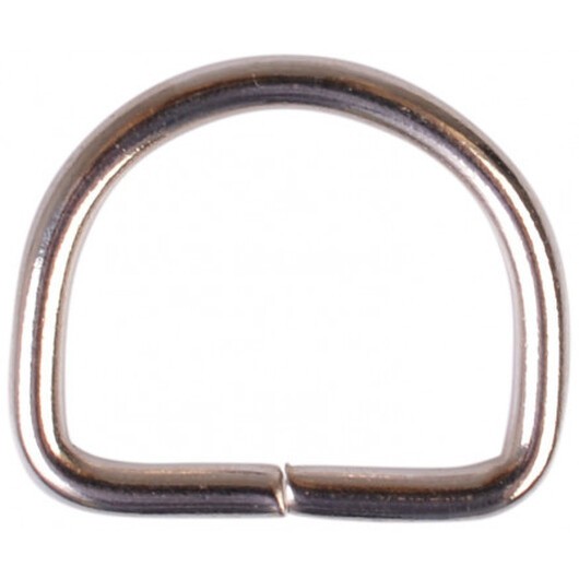 D-ring Silver 20mm - 1 st