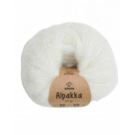 Navia Alpakka Garn 801 Vit