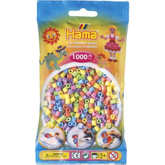 Hama Midi Pärlor 207-50 Pastell Mix 50 - 1000 st