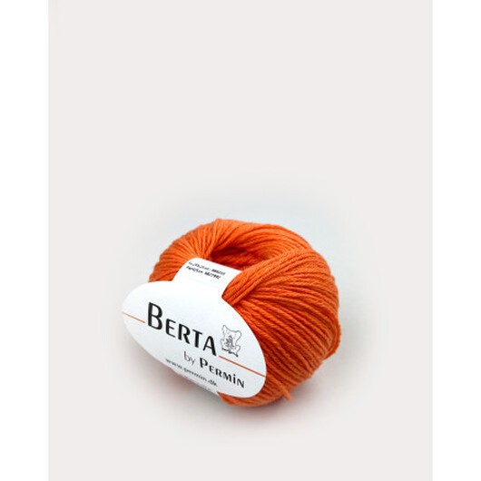 Permin Berta Garn 55 Mörk Orange