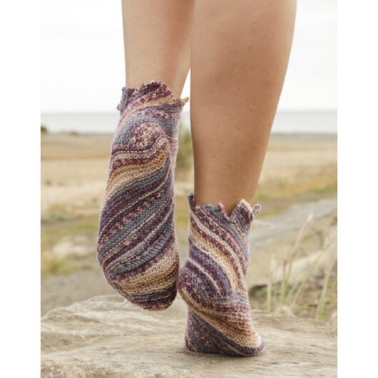 Jupiter by DROPS Design - Strumpor Stick-opskrift strl. 35/37 - 41/43