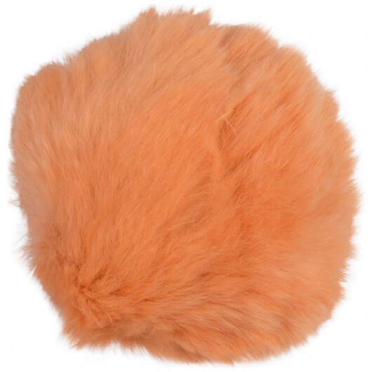 Infinity Hearts Pompong Pälstofs Rex Kaninhår Persika 80 mm