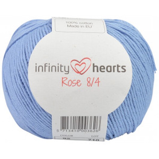Infinity Hearts Rose 8/4 Garn Unicolor 92 Ljus Jeansblå