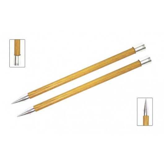 KnitPro Royalé Stickor / Jumperstickor Björk 25cm 12,00mm / 9.8in US17 Yellow Topaz