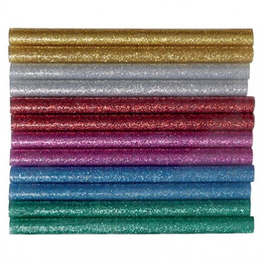 Hobby Line Limstift Mica 7,2 mm 10 cm Ass. Färger - 12 st.