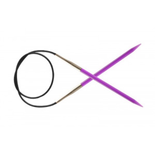 KnitPro Trendz Rundstickor Akryl 60cm 5,00mm / 23.6in US8 Violett