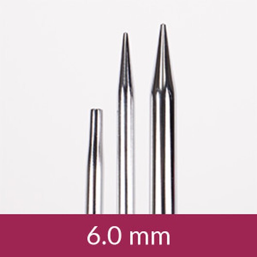 Drops Pro Classic Utbytbara runda nålar Mässing 12cm 6,00mm / 4.5in US