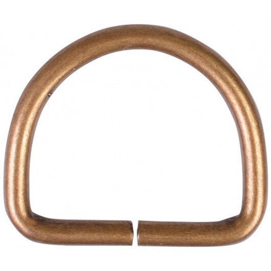 D-ring Antik Mässing 30mm - 1 st