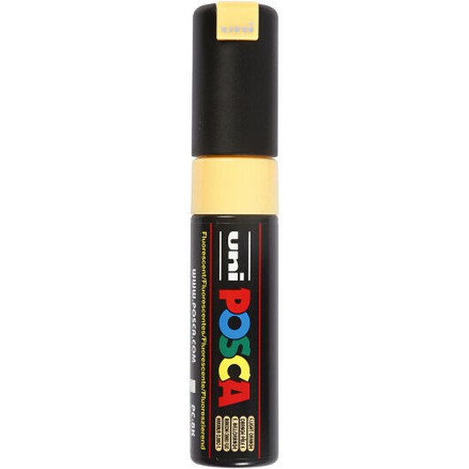 Posca Marker , nr. PC-8K, spets 8 mm, Broad, fluo light orange, 1 st.