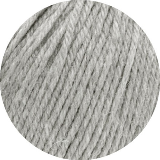 Lana Grossa Merino Uno Garn 10 Ljusgrå