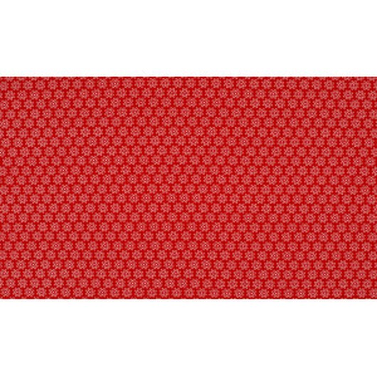 Minimals Bomullspoplin Tyg Print 215 Daisy Red 145cm - 50cm