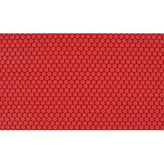 Minimals Bomullspoplin Tyg Print 215 Daisy Red 145cm - 50cm