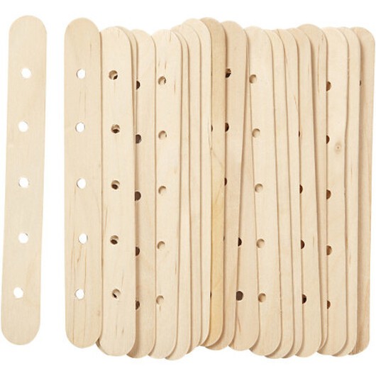 Konstruktionspinnar, L: 15 cm, B: 1,8 cm, Hålstl. 4 mm, 20 st./ 1 förp.