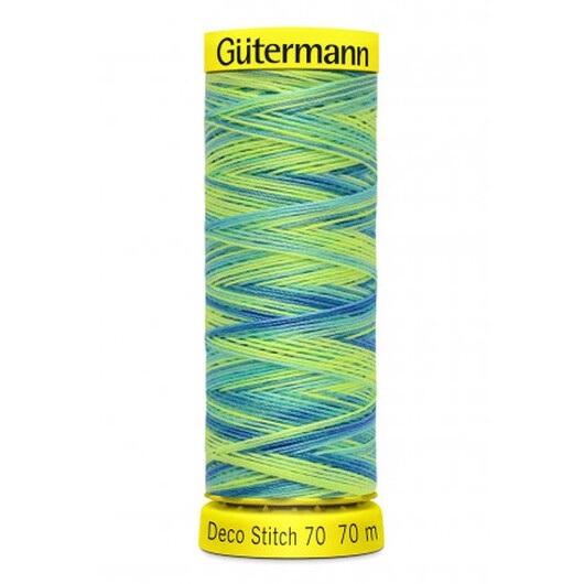 Gütermann Deco Stitch Multi 70 Ljusgrön Sytråd Polyester 9968 - 70m