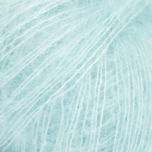 Droppar Kid-Silk Garn Unicolor 58 Aquamarine