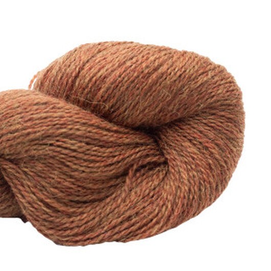 BC Garn Babyalpaca 10/2 124 Mörkbrun Melerat