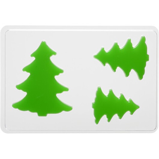 Mögel, granträ, H: 6+8+10 cm, D: 9 mm, storlek 14,9x22 cm, 1 st.