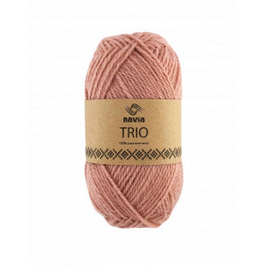 Navia Trio Garn 349 Gammalrosa