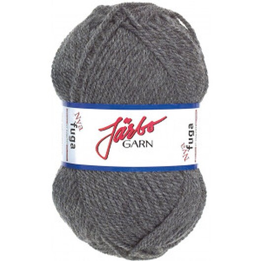 Järbo Fuga Garn 60103 Mörkgrå