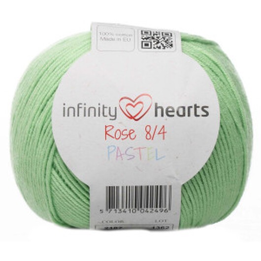 Infinity Hearts Rose Pastell P4 Grön