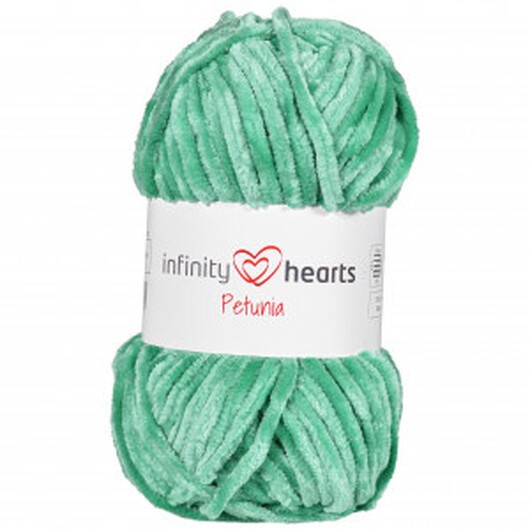 Infinity Hearts Petunia Garn 07 Mint