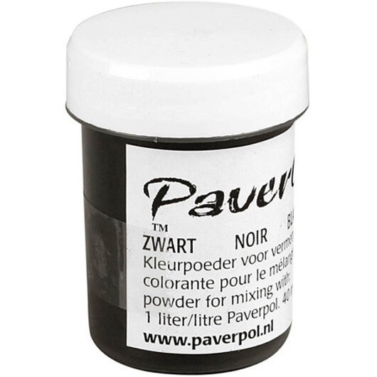 Paver Color, svart, 40 ml/ 1 burk