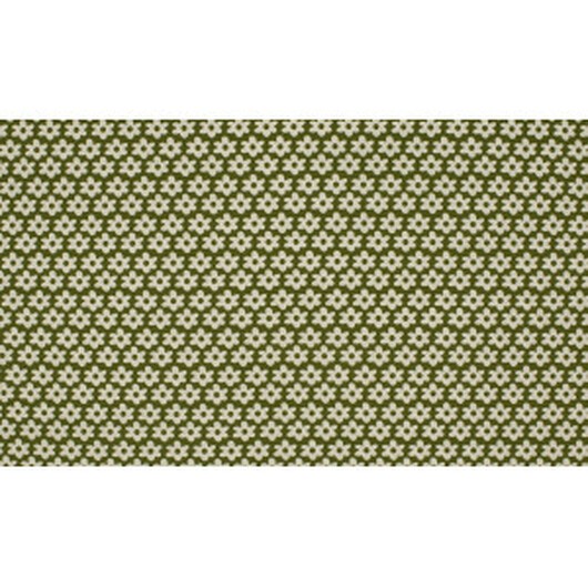 Minimals Bomullspoplin Tyg Print 25 Flower Khaki 145cm - 50cm