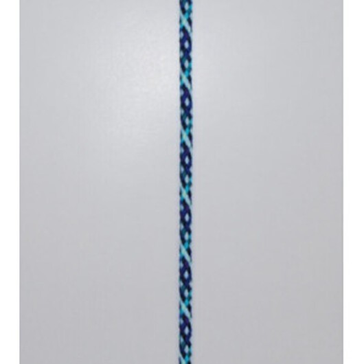 Anoraksnöre i polyester 7mm Blå/Lila/Svart - 50 cm