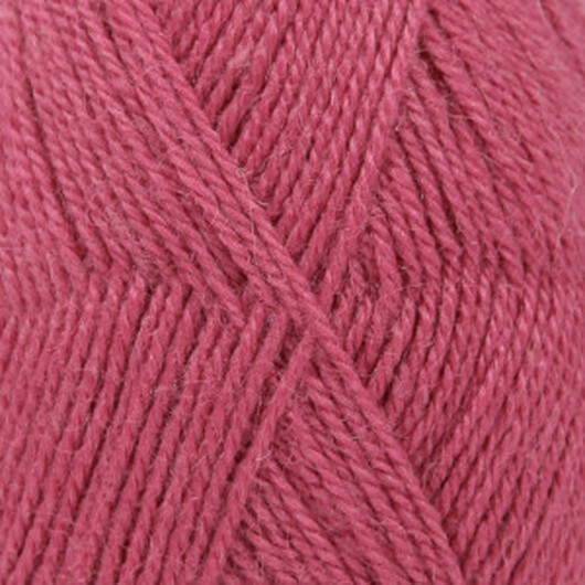 Drops Alpaca Garn Unicolor 3770 Mörk Rosa