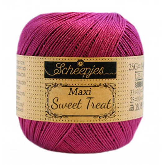 Scheepjes Maxi Sweet Treat Garn Unicolor 128 Tyrian Purple