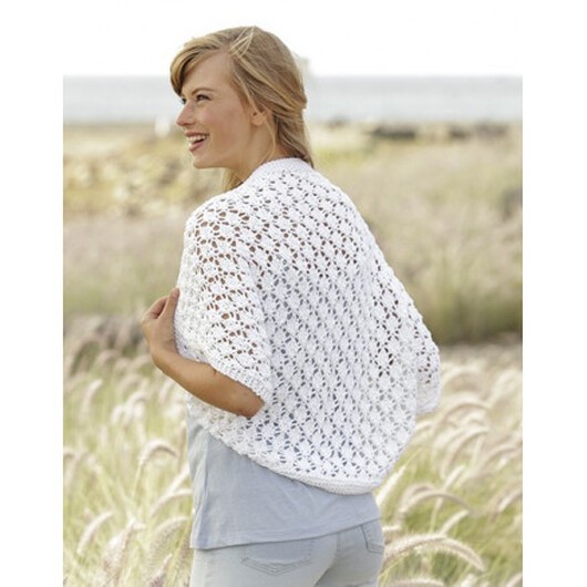 Always Cute by DROPS Design - Bolero Stick-mönster strl. S - XXXL