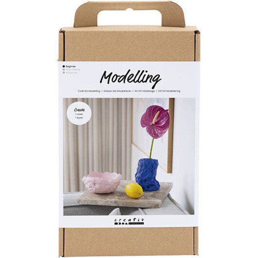 DIY Kit Modellera, Vas och skål, 1 förp.