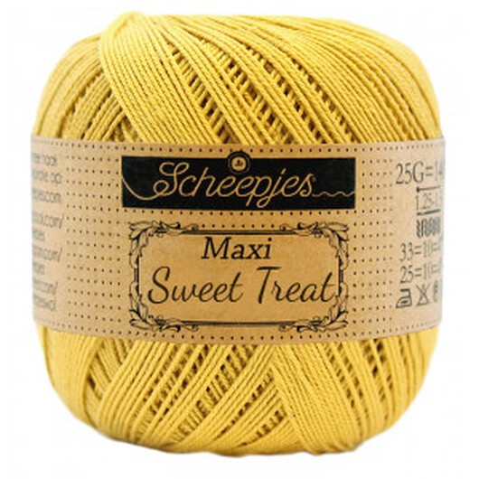 Scheepjes Maxi Sweet Treat Garn Unicolor 154 Gold