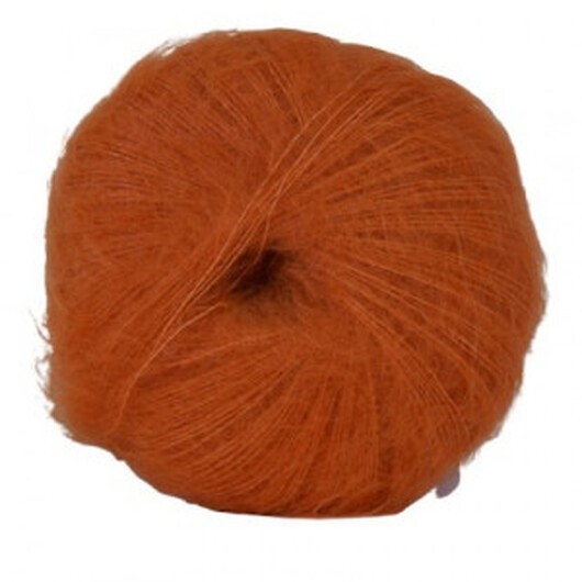 Hjertegarn Silk Kid Mohair Garn 1118 Orange