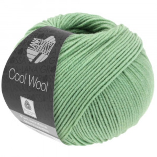 Lana Grossa Cool Wool Garn 2078 Skogsgrön