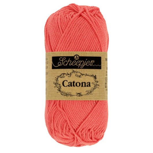 Scheepjes Catona Garn 252 Vattenmelon - 25g