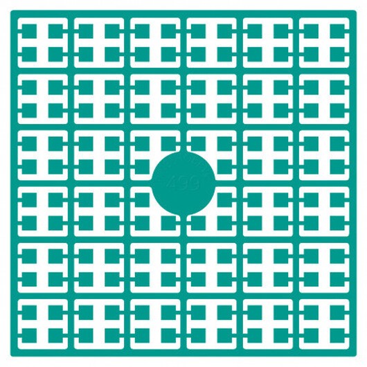 Pixelhobby Midi Pärlor 499 Extra mörk Sjögrön 2x2mm - 140 pixels