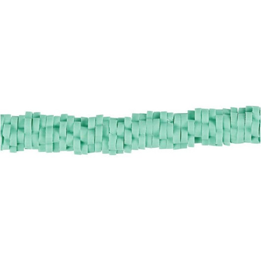 Lerpärlor, Dia. 5-6 mm, Hålstl. 2 mm, grön, 145 st./ 1 förp.