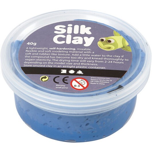 Silk ClayÂ®, blå, 40 g/ 1 burk