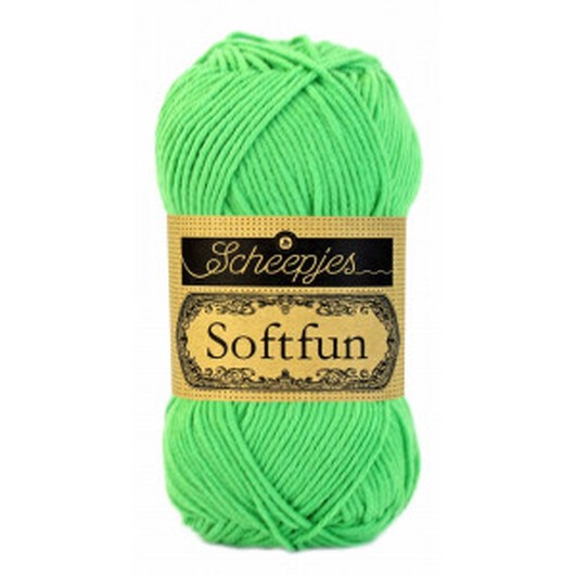 Scheepjes Softfun Garn Unicolor 2517 Grön