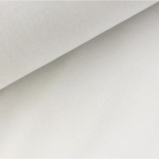 Bomullsribb Tyg 35cm 01 Vit - 50cm