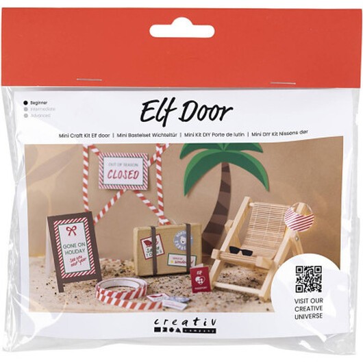 Mini DIY Kit Nisse Door, På semester, 1 frp.