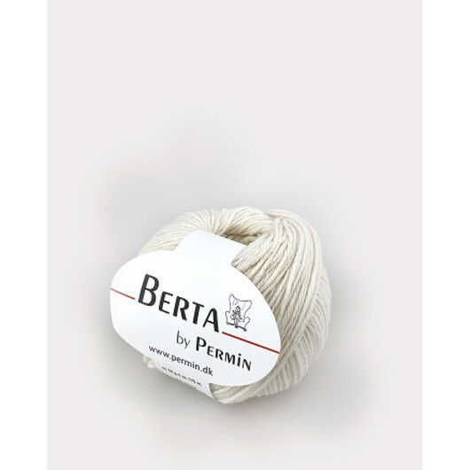 Permin Berta Garn 26 Råvit