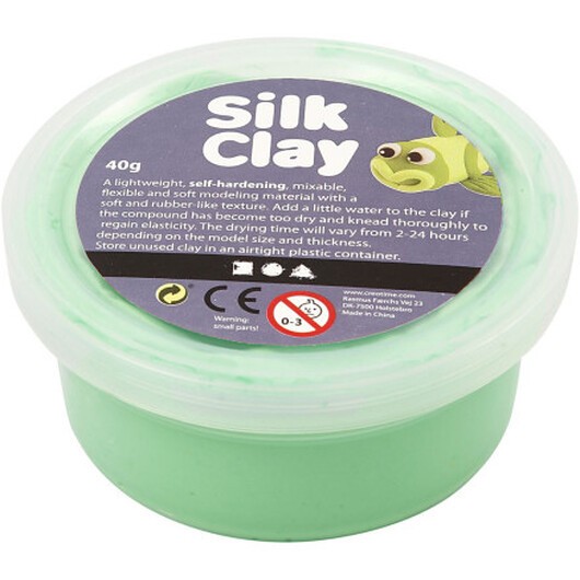 Silk ClayÂ®, ljusgrön, 40 g/ 1 burk