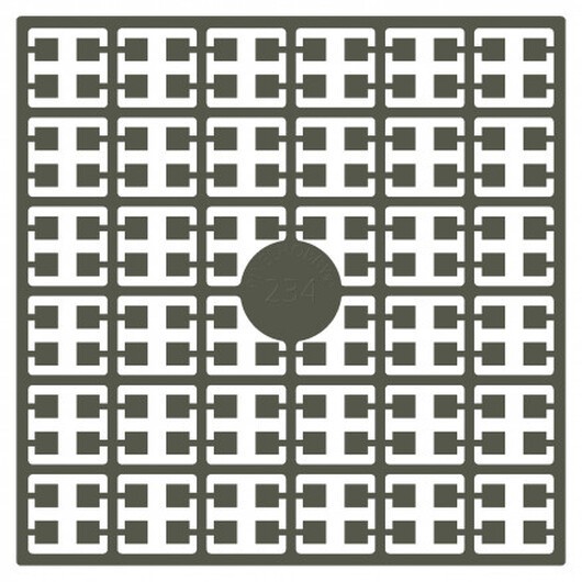 Pixelhobby Midi Pärlor 234 Extra mörk Bävergrå 2x2mm - 140 pixels