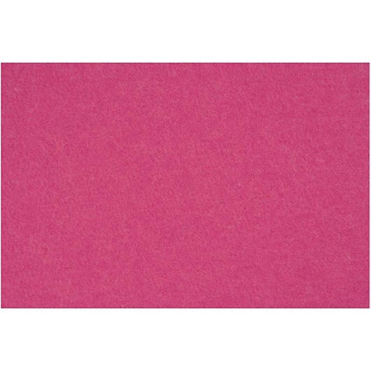 Hobbyfilt, ark 42x60 cm, tjocklek 3 mm, rosa, 1 ark