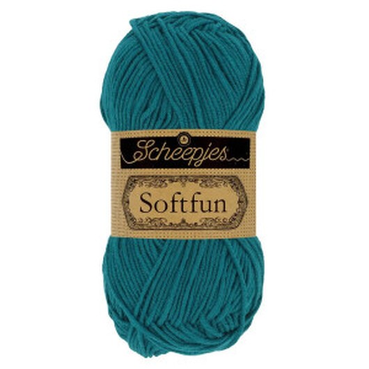 Scheepjes Softfun Garn Unicolor 2644 Lagoon